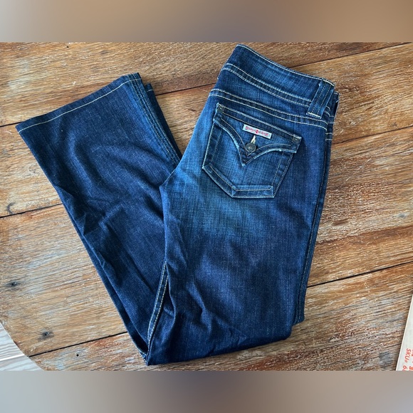 Hudson Women's Jeans Signature Petite Bootcut Made in USA Elm Denim Size 28 - Picture 14 of 15